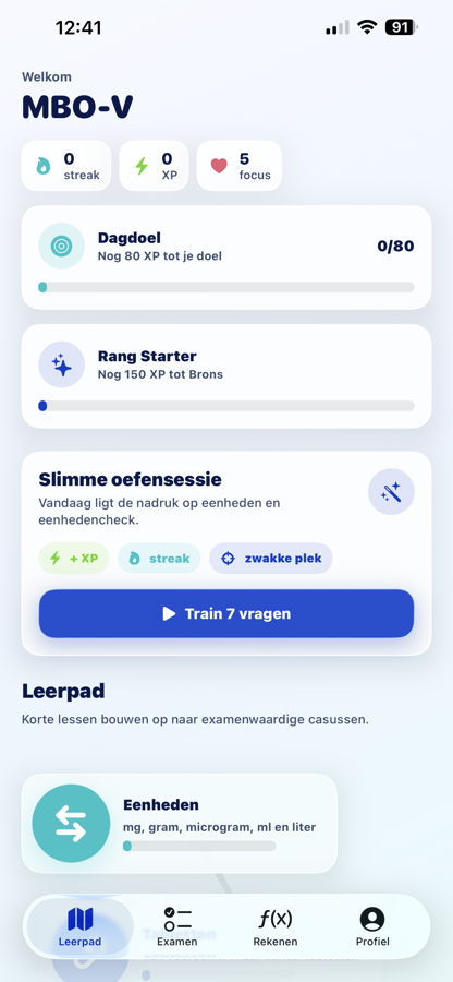 DoseerCheck Trainer dagelijks oefenen